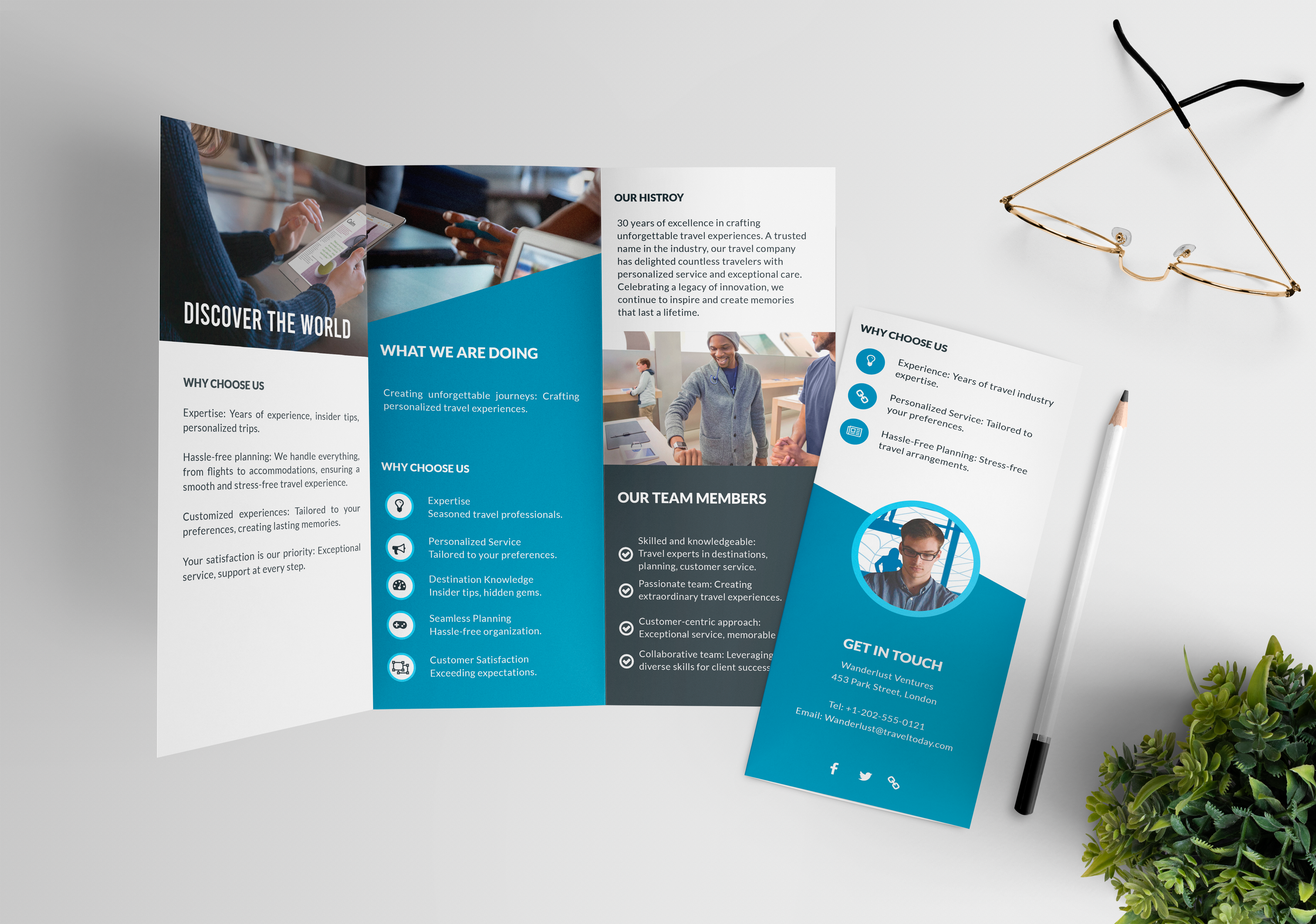 I will do creative and eye catching brochure design