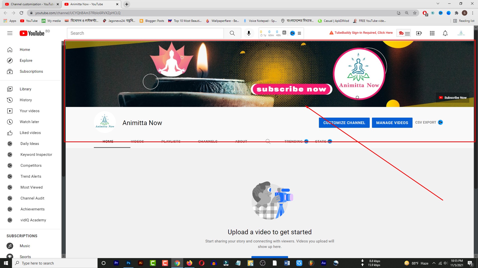 I will create You.Tube with Banner, Logo, Intro, Outro