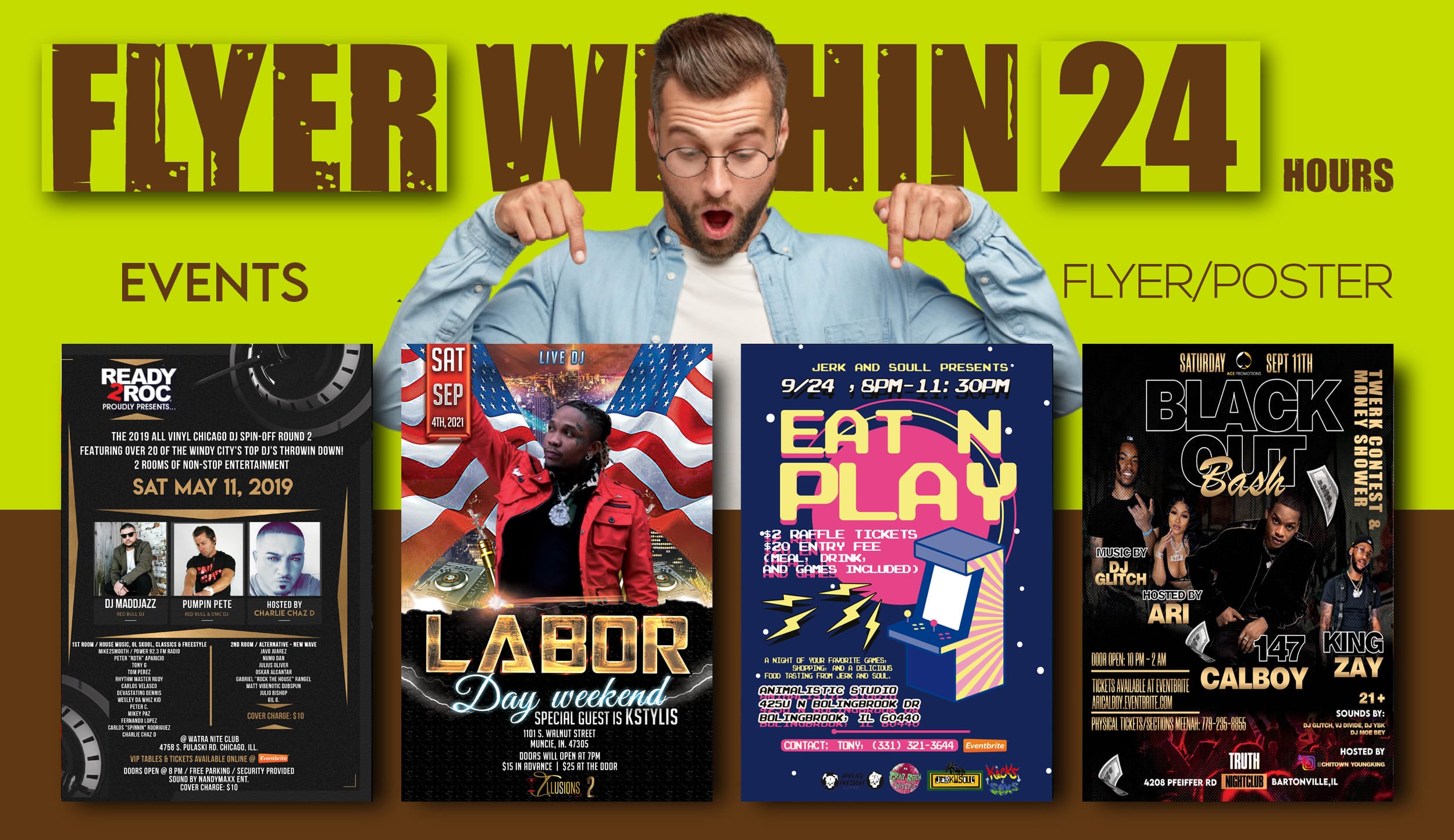 I will do business,dj, concert,club, hip hop, leaflet ,party, event flyer design,poster