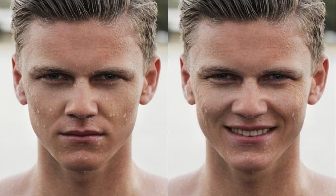 I will add smile to your photo using photoshop