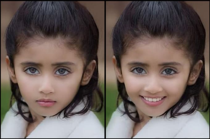 I will add smile to your photo using photoshop