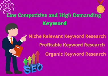 I will do best organic Keyword Research for your business 
