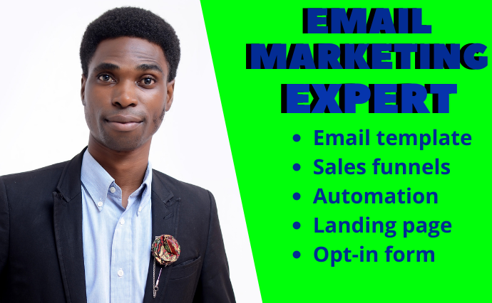 I will setup ecommerce email marketing flows & landing page in klaviyo, activecampaign, Mailchimp