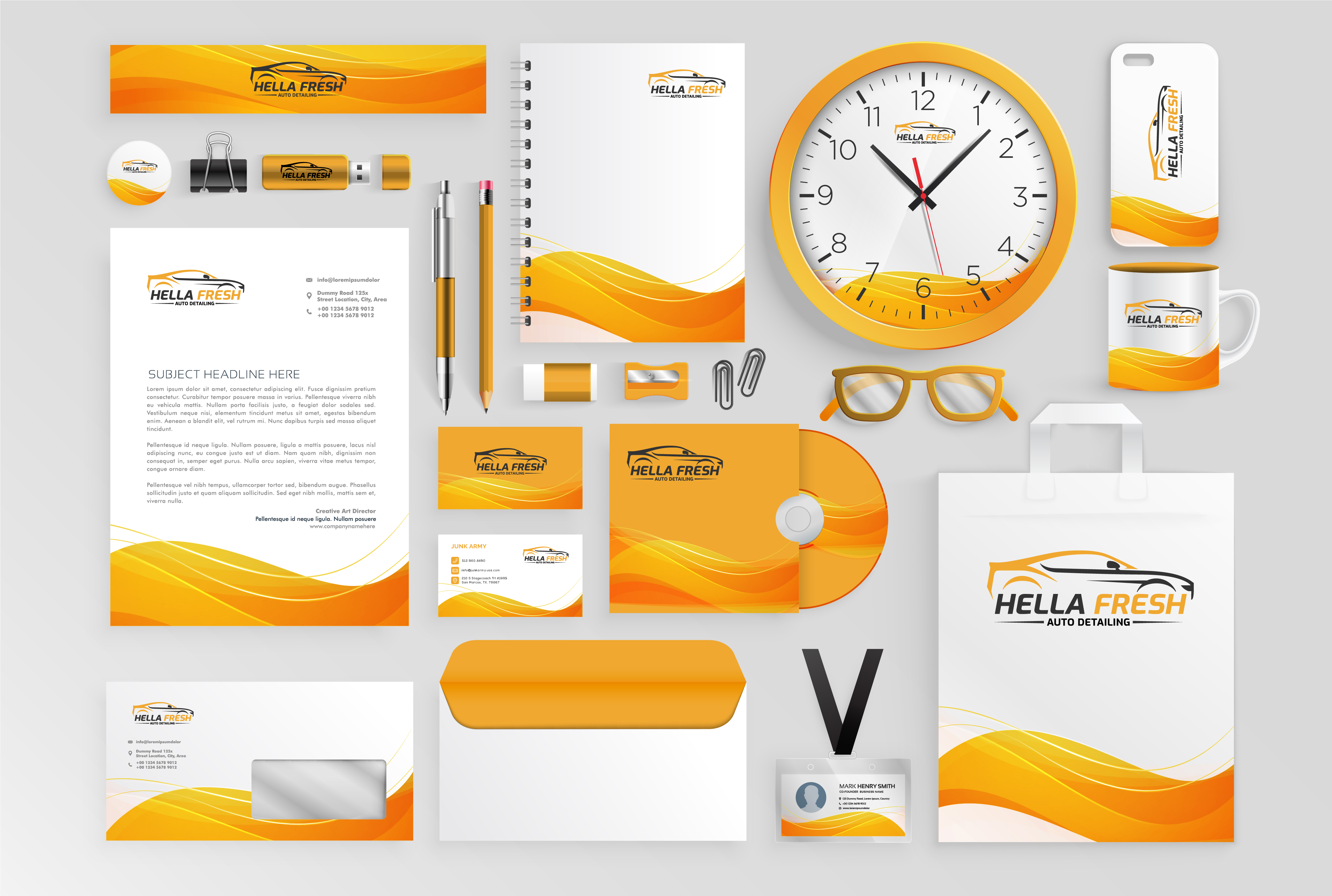 Design amazing stationery and corporate identity design