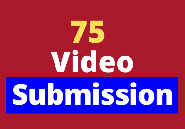 Manual Super 75 video submission high quality sharing site with dofollow backlink