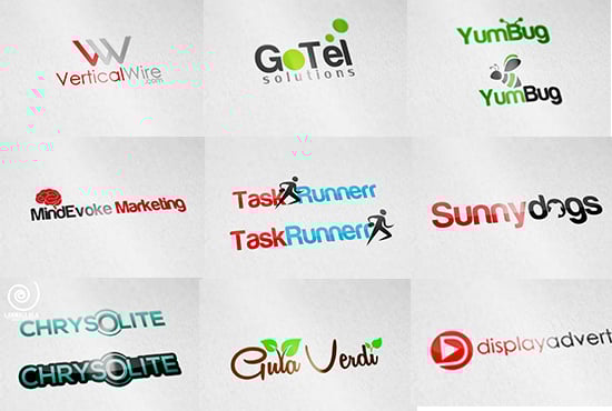 I will design 3 CREATIVE logo today