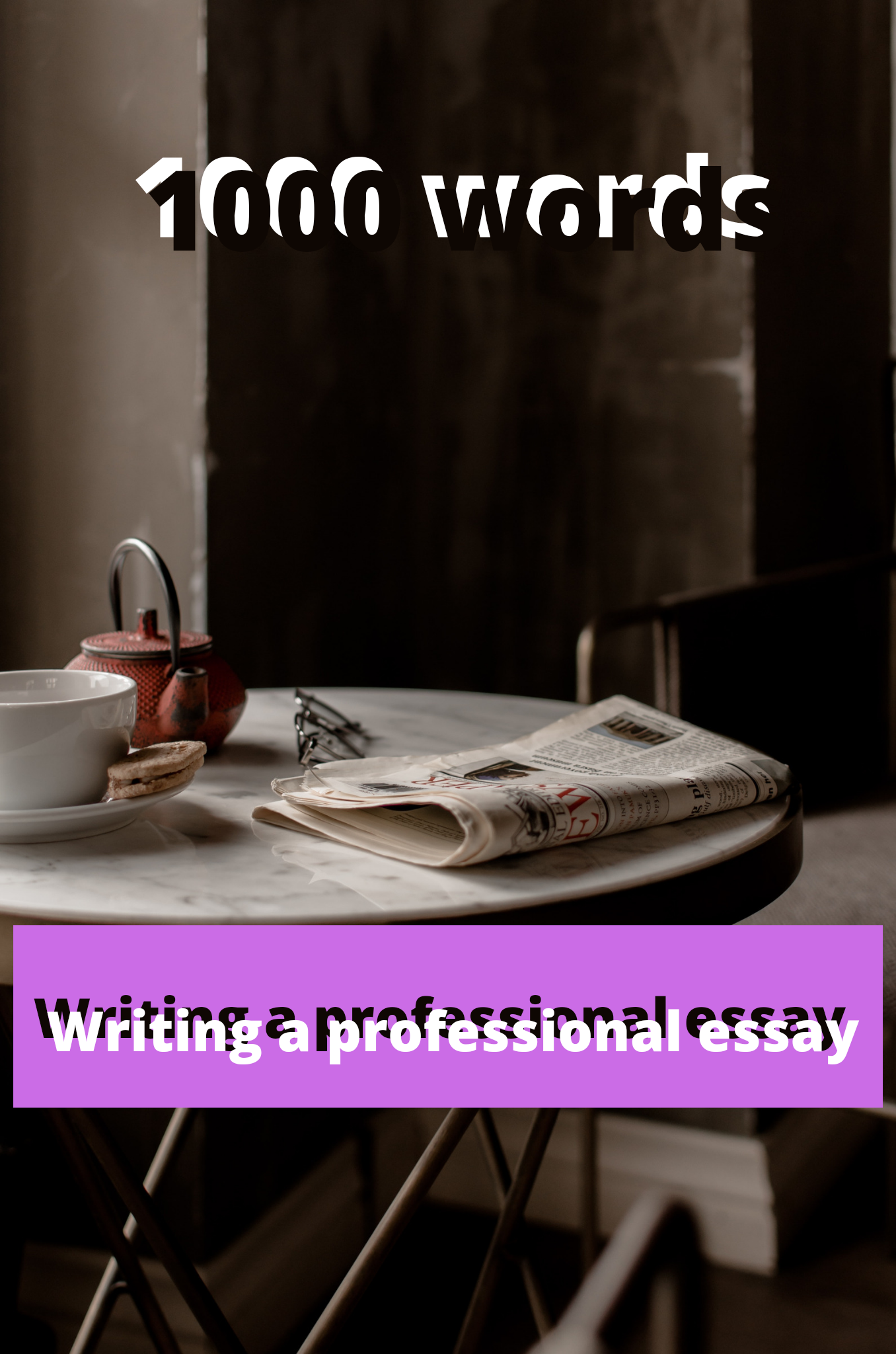 Writing a professional essay in all fields 1000 words