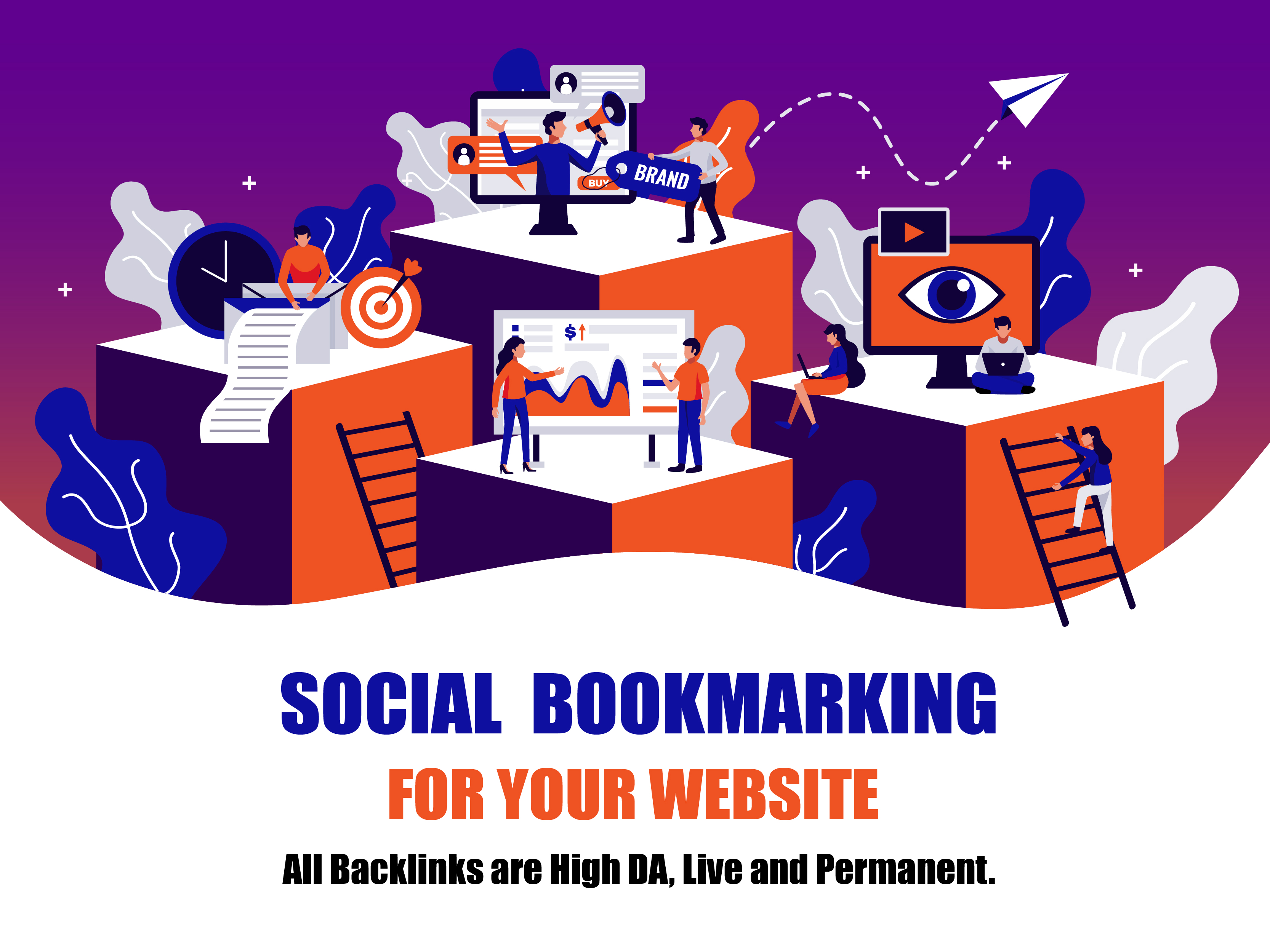 I will Do 40 Social Bookmarking In High DA Backlinks 