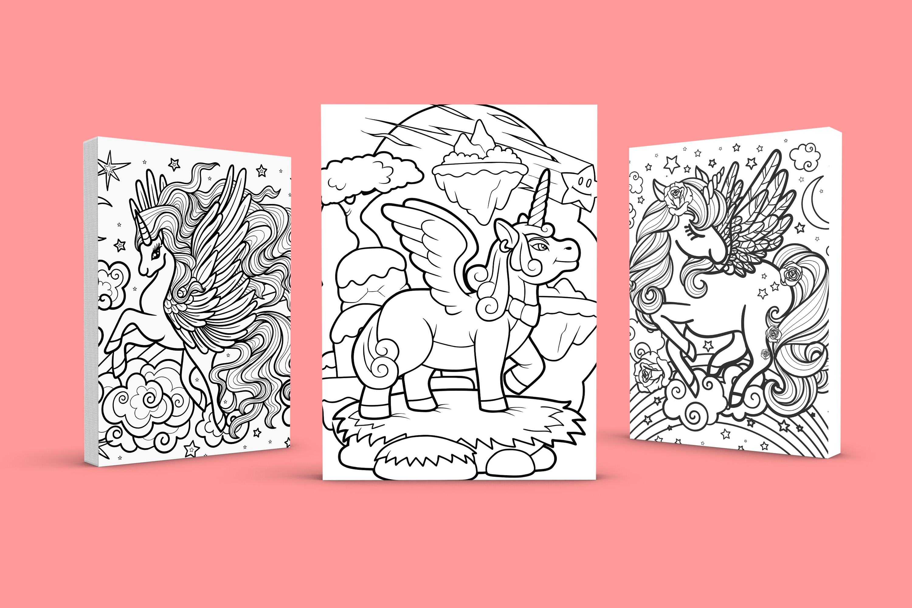 i will make adults or children coloring book pages for amazon KDP business