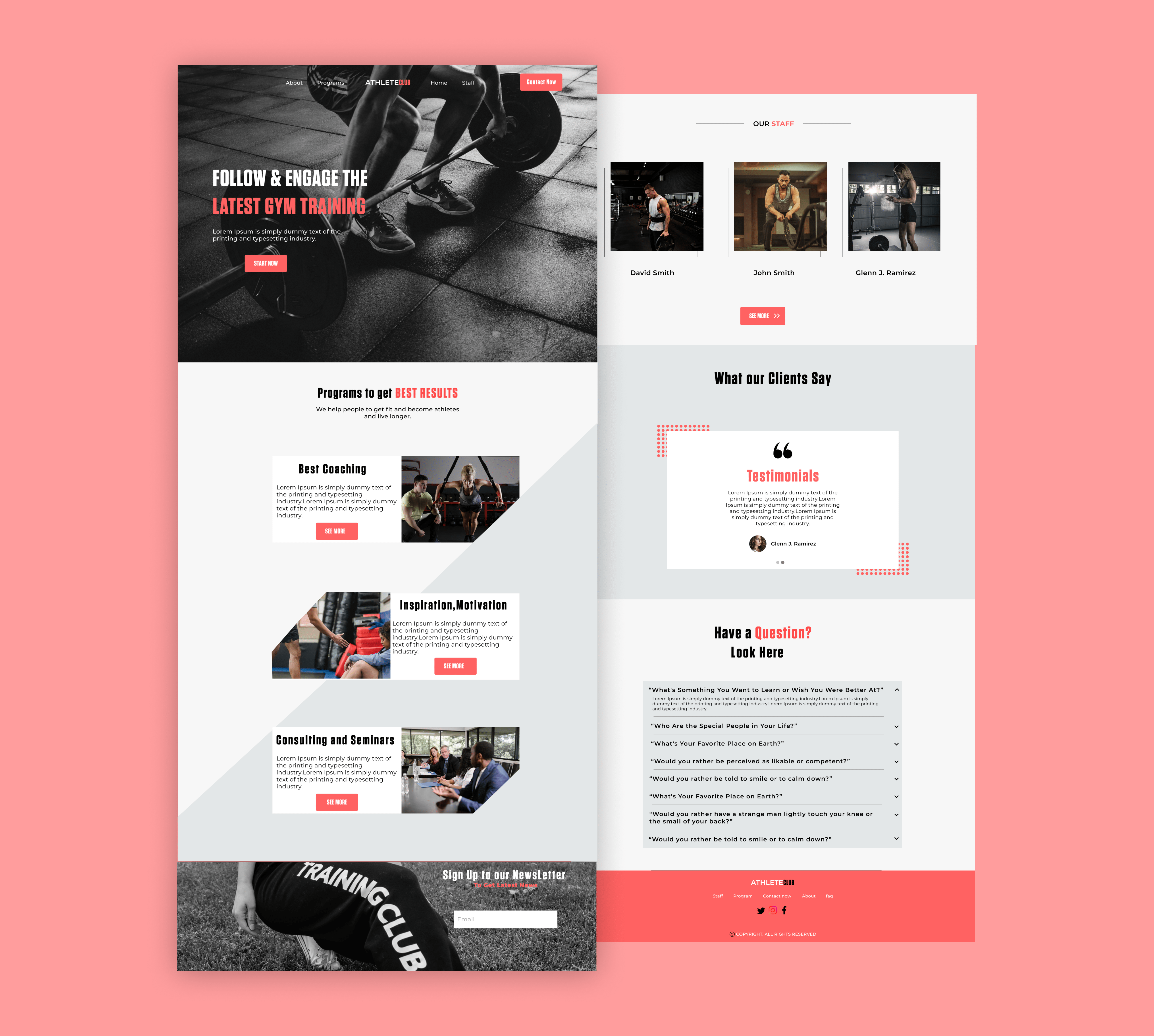 I will design creative and modern website designs on figma