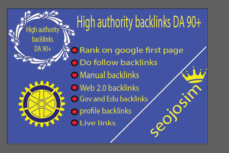 I will publish high authority seo backlinks .