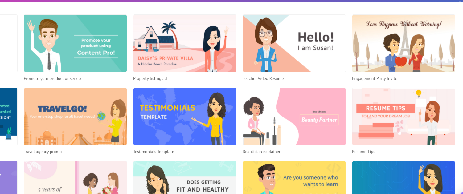 Ill create animated videos with 2D characters for all you business/personal needs!