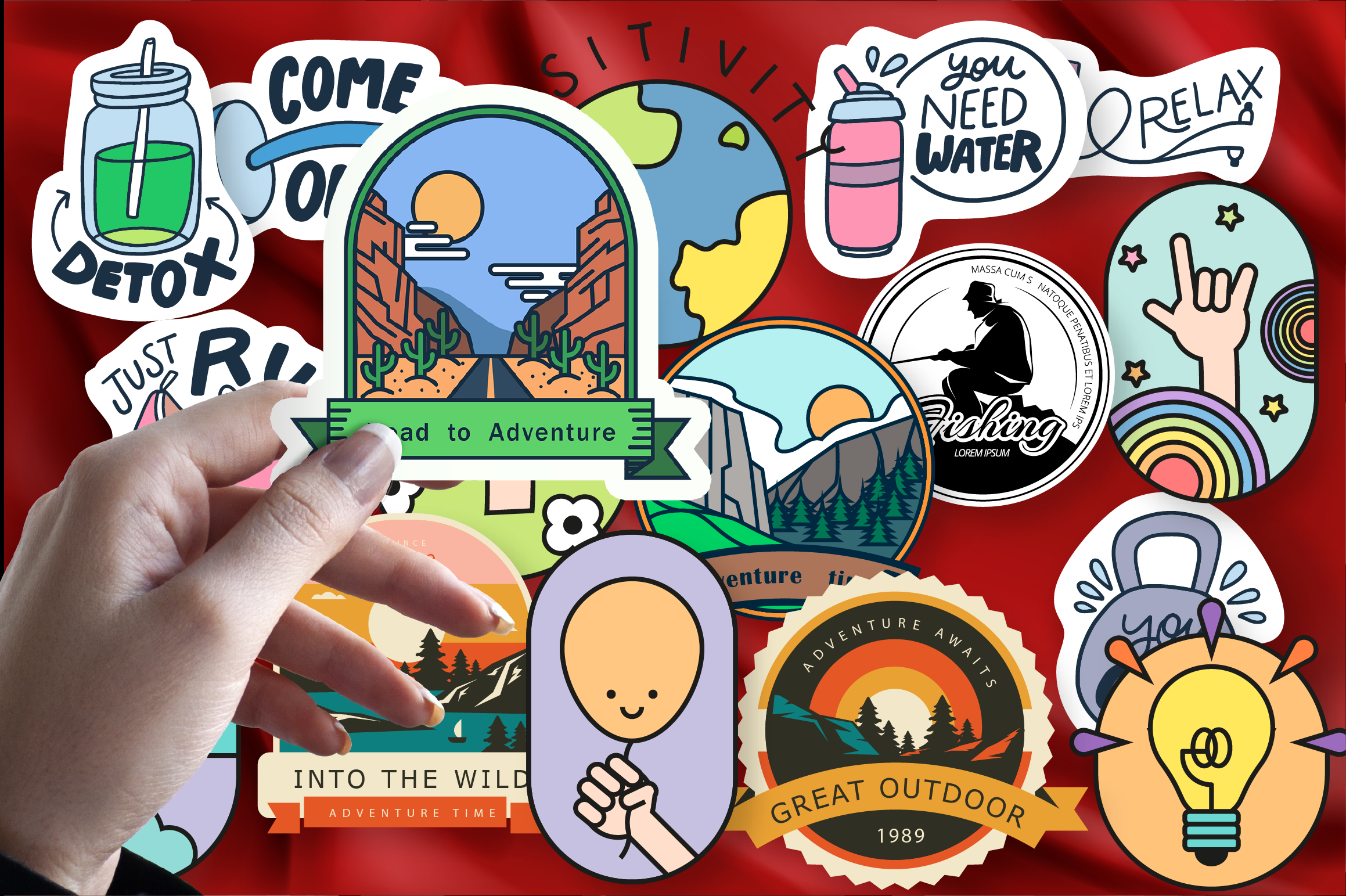 I will do awesome design for sticker, label, patch, badge, logo and t shirt