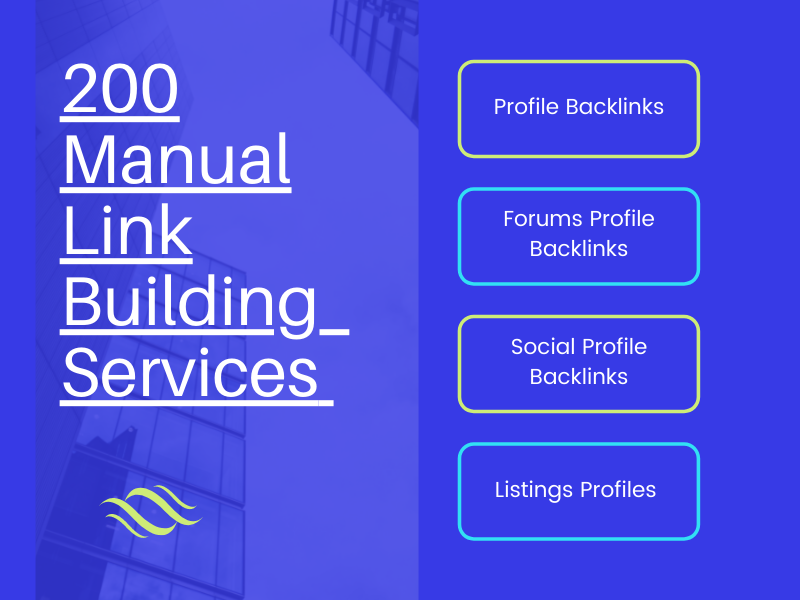 Provide High Da Manual Profile Link Building Services