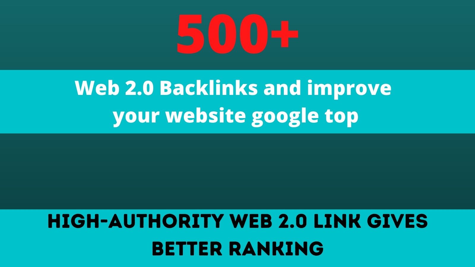 Get 500+ Natural Web 2.0 Backlinks and improve your website google top