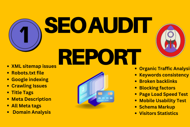 I will get an expert SEO audit report and competitor ...