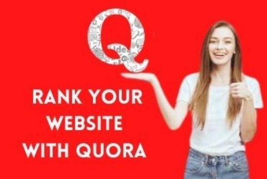 I will do Niche Related 20 HQ Quora answer backlinks