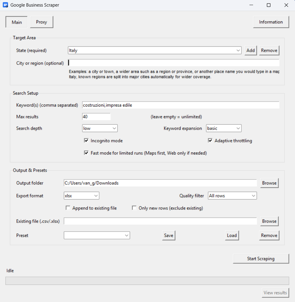 I will give a software to scrap business info from google maps to increase business