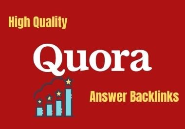 I will provide unique Quora Answers with 20 high Authority Backlinks