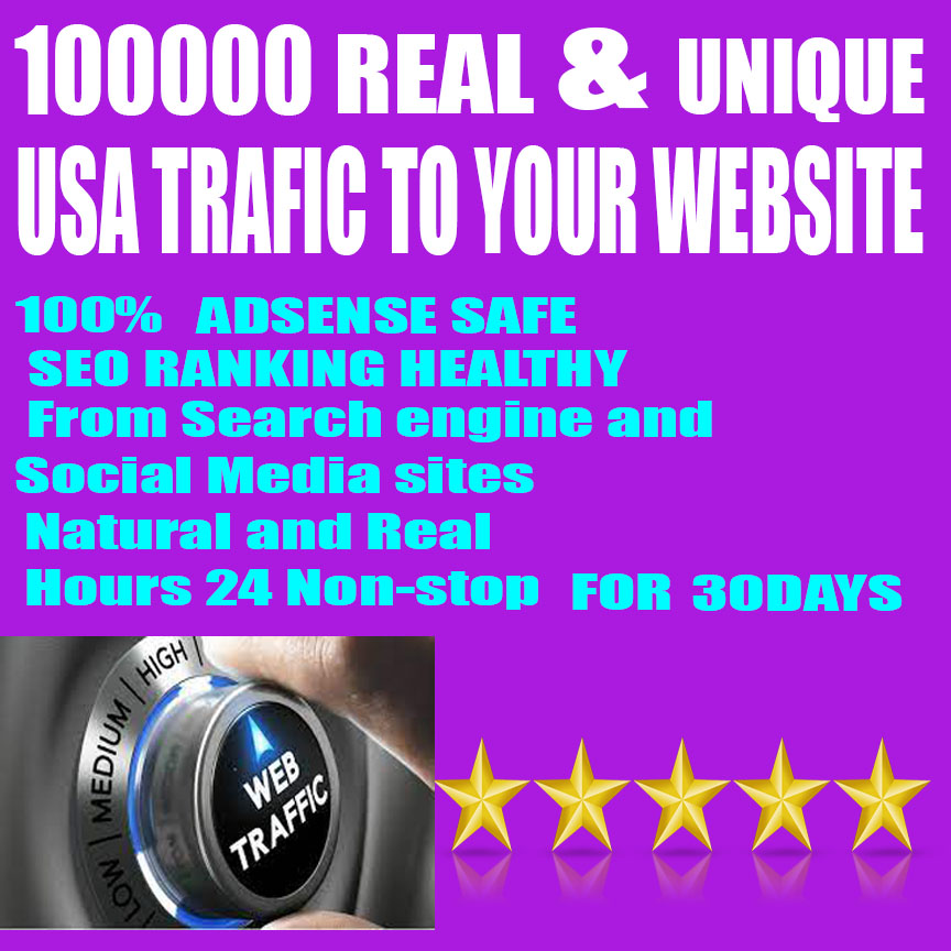 send 100000 any ad network safe organic real human tr...