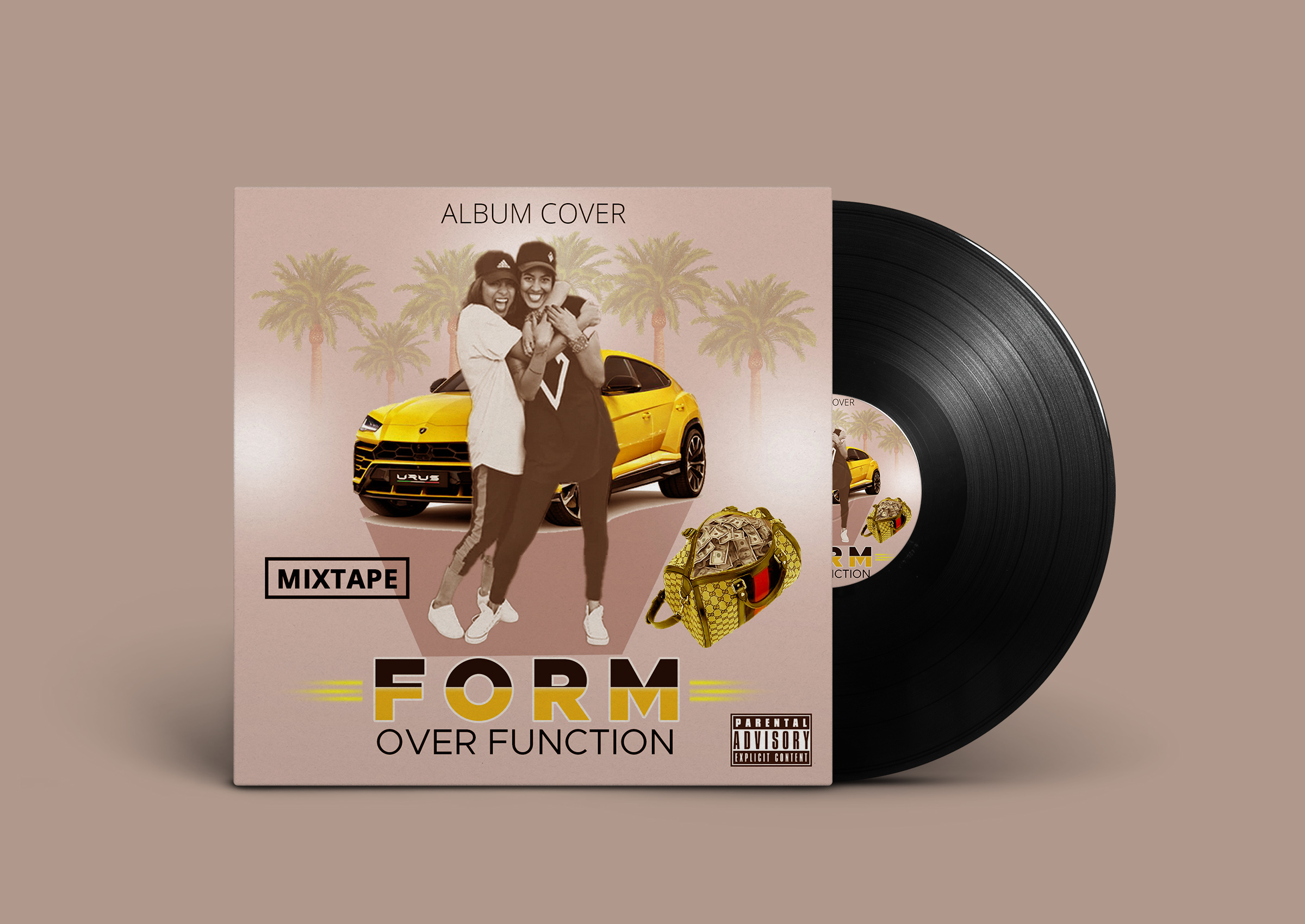 I will design an album cover art or mixtape cover or cd album cover