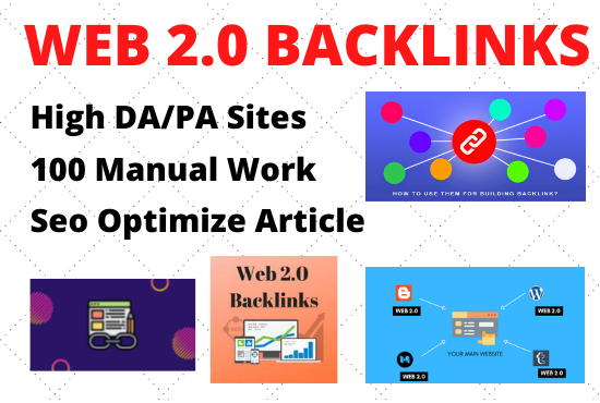 I will provide 70 high authority web 2 0 USA backlinks manually