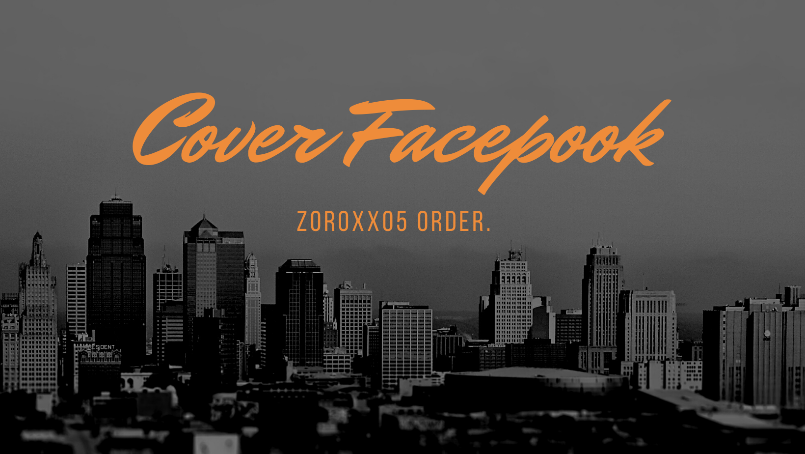 Professional facebook cover to impress your friends