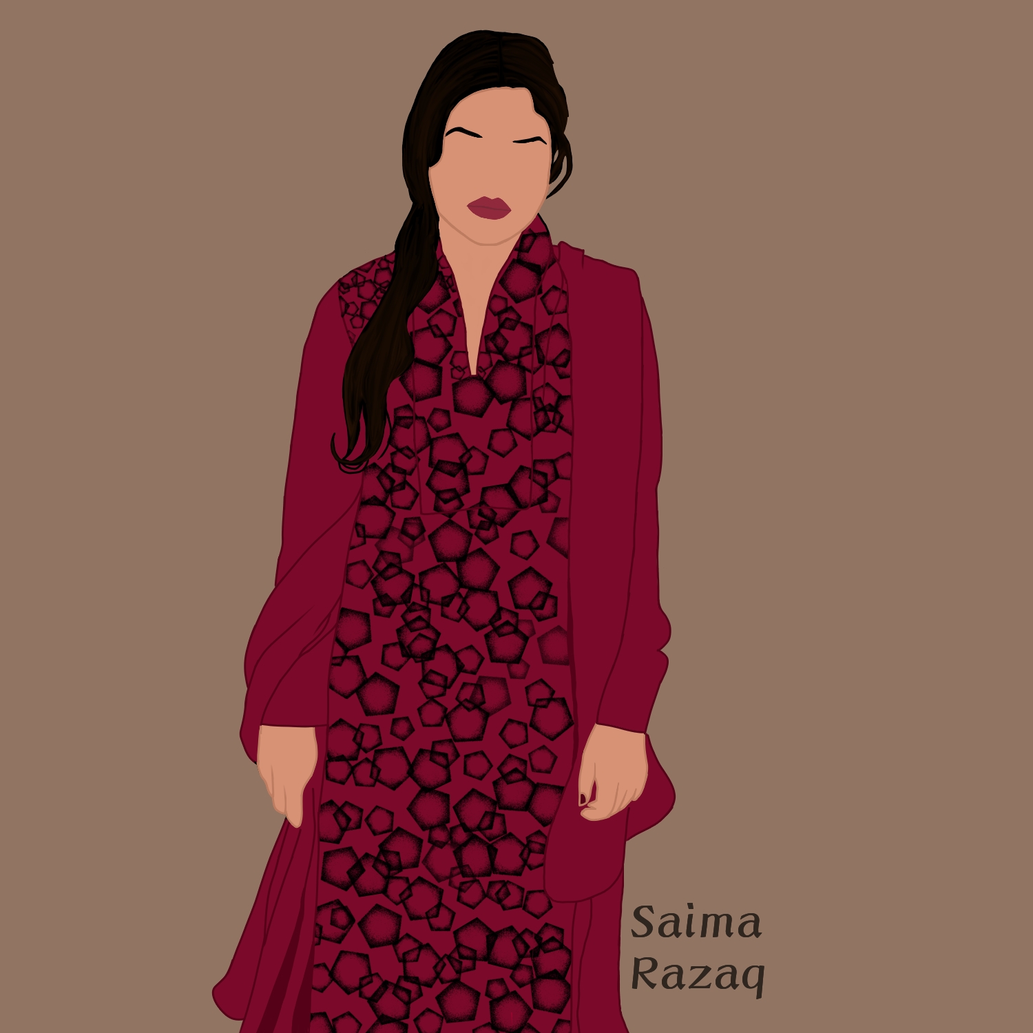 I will draw minimalist portrait of your photos