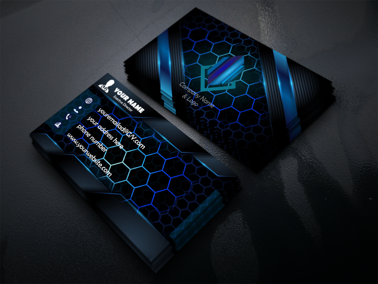 I will design your business card beautifully 