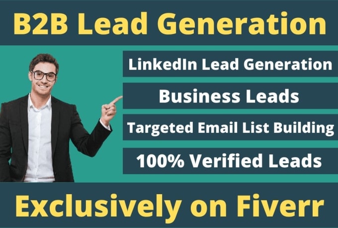 I will do b2b lead generation LinkedIn and business leads
