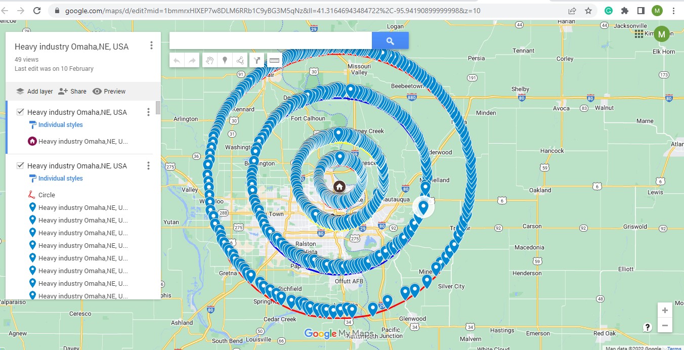 We will Create 3000 Google Maps Citations with Driving directions for GMB ranking 