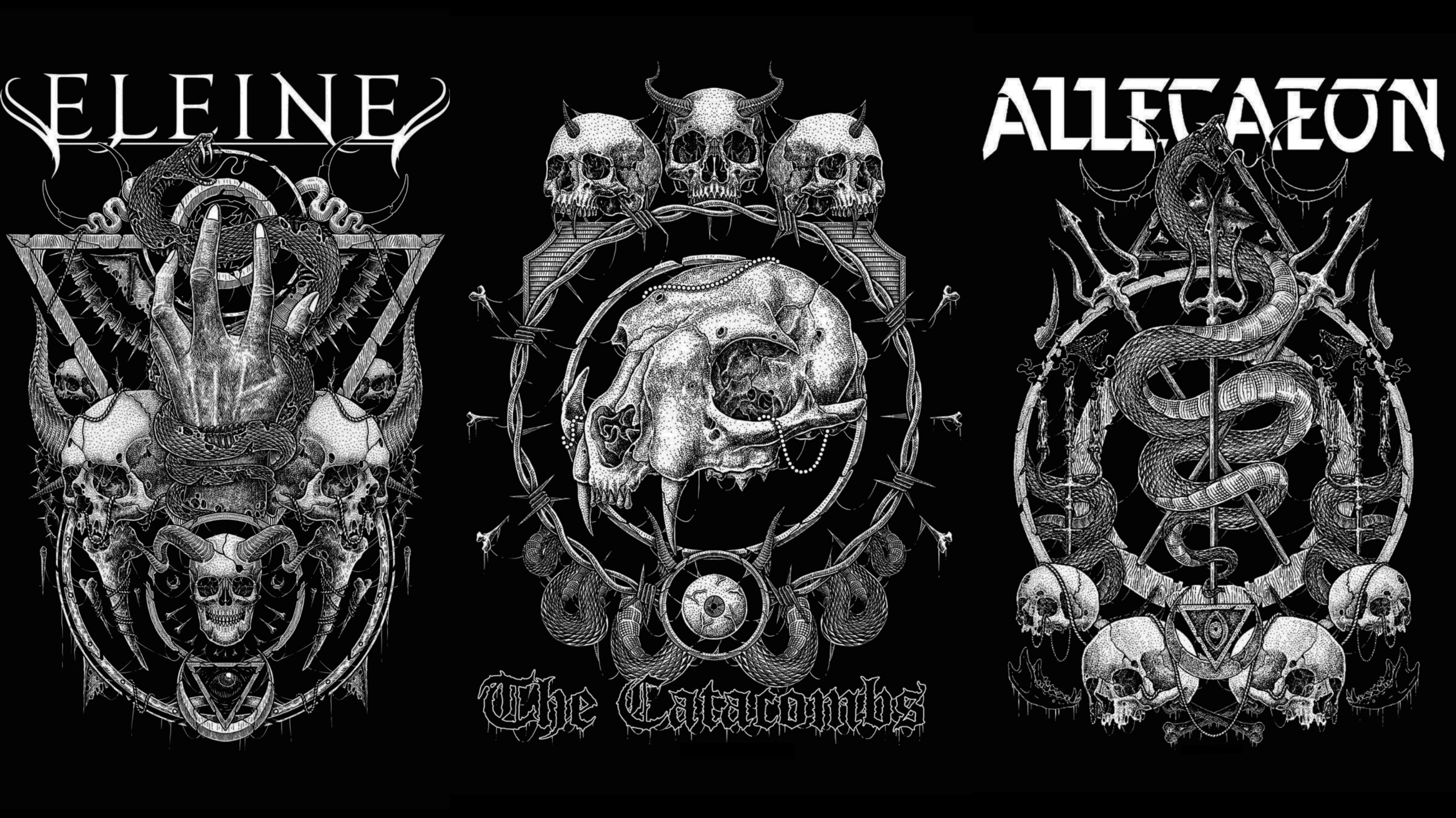 I will draw detailed and professional dark art