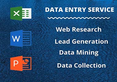 I will be your virtual assistant for excel data entry, data scraping and web research