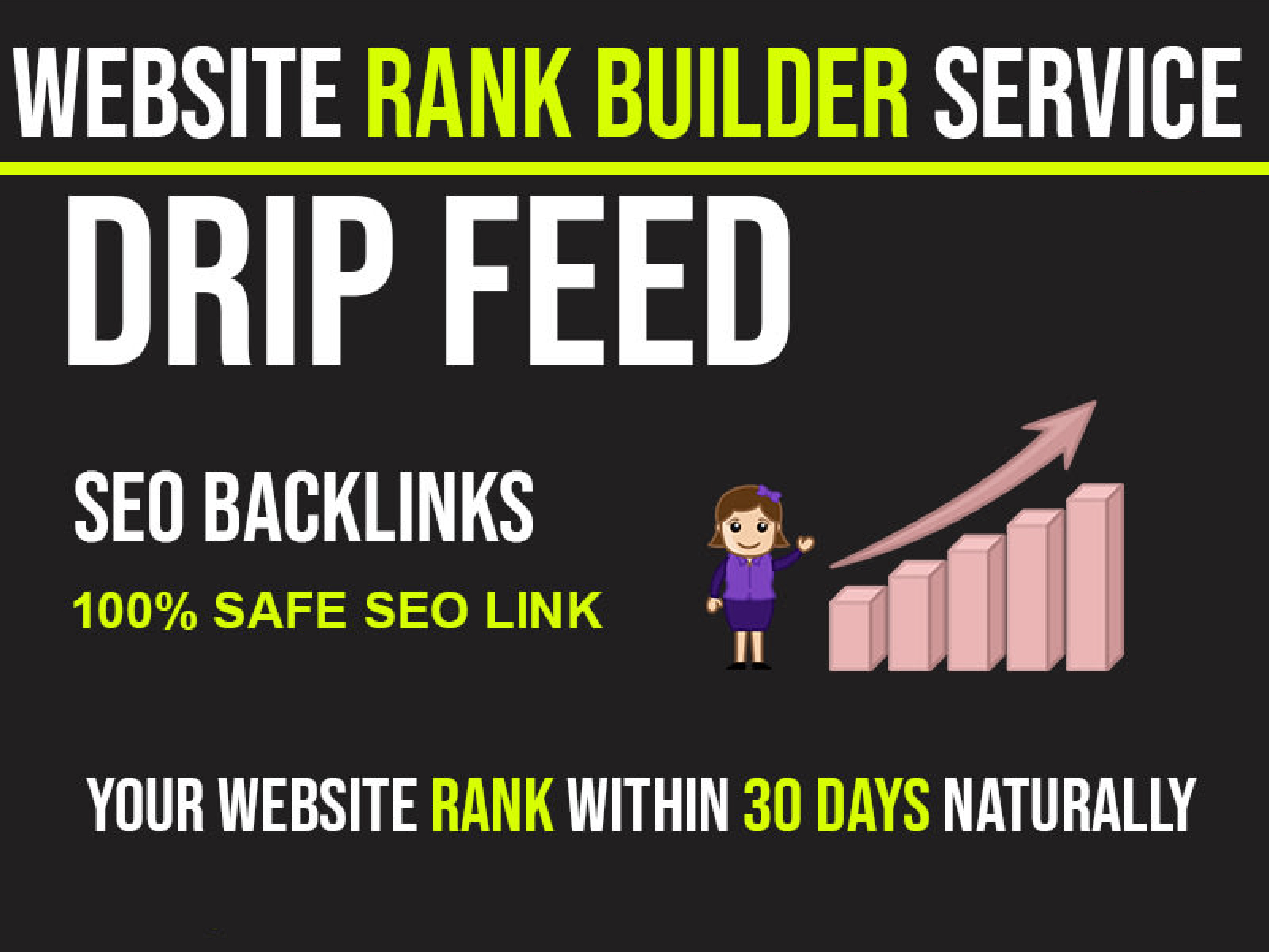 Provide 30 days drip feed daily 2 unique high da backlinks