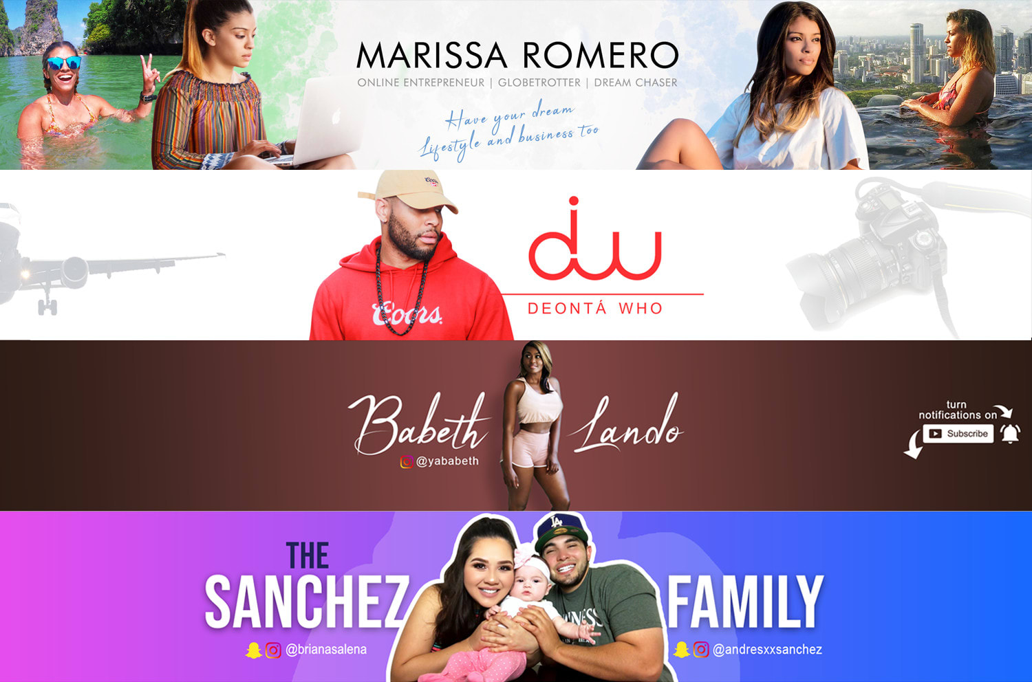 I will design an outstanding youtube banner