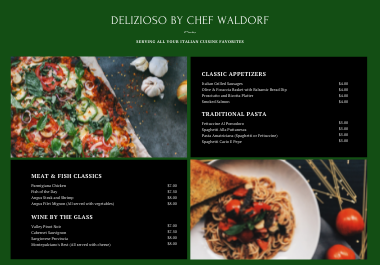 I will design a banner for your restaurant