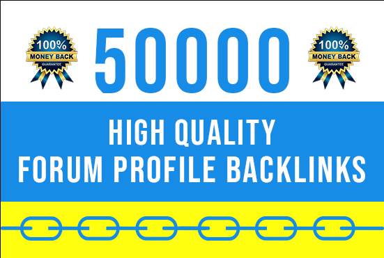 create 80 high pr forum profile dofollow backlinks