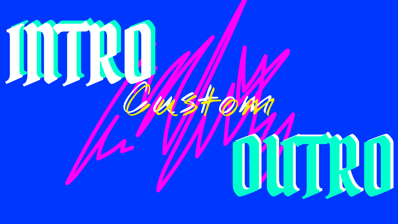 I will create a unique youtube intro and outro video ...