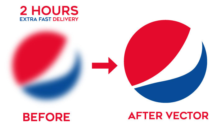 I will recreate logo or anything to vector tracing within 2 hours