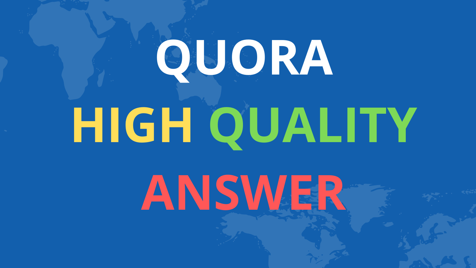 I will provide high quality top Quora answer with backlink.