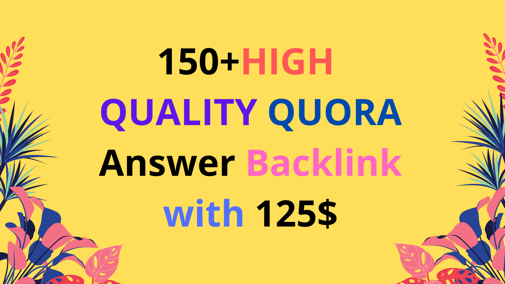 I will provide high quality top Quora answer with backlink.