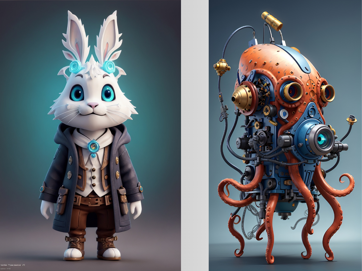 I will create a unique 3D and NFT characters that you can use everywhere