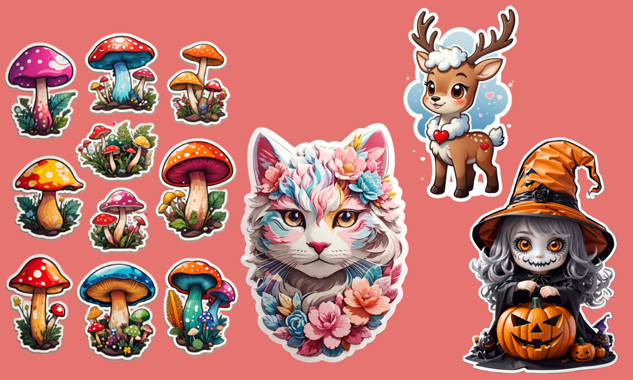 I will create any cute sticker you desire