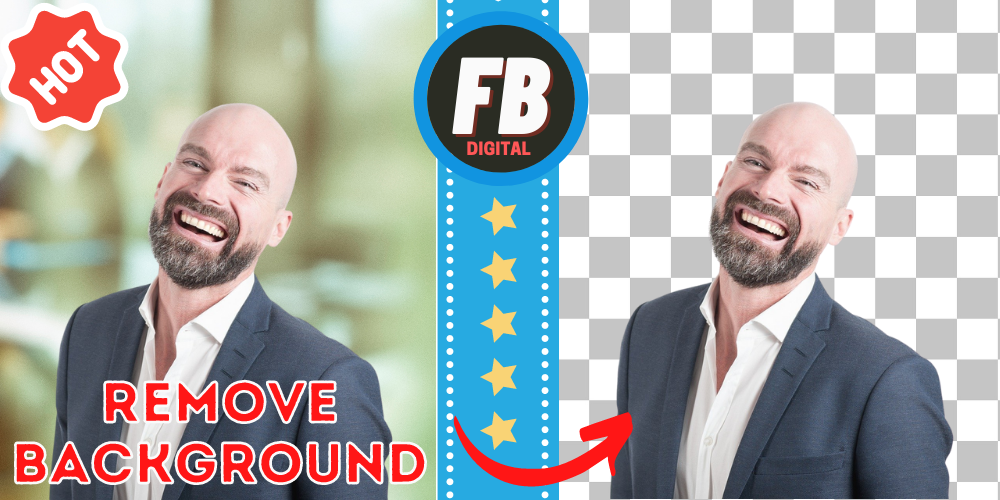 I will remove the background of 10 photographs