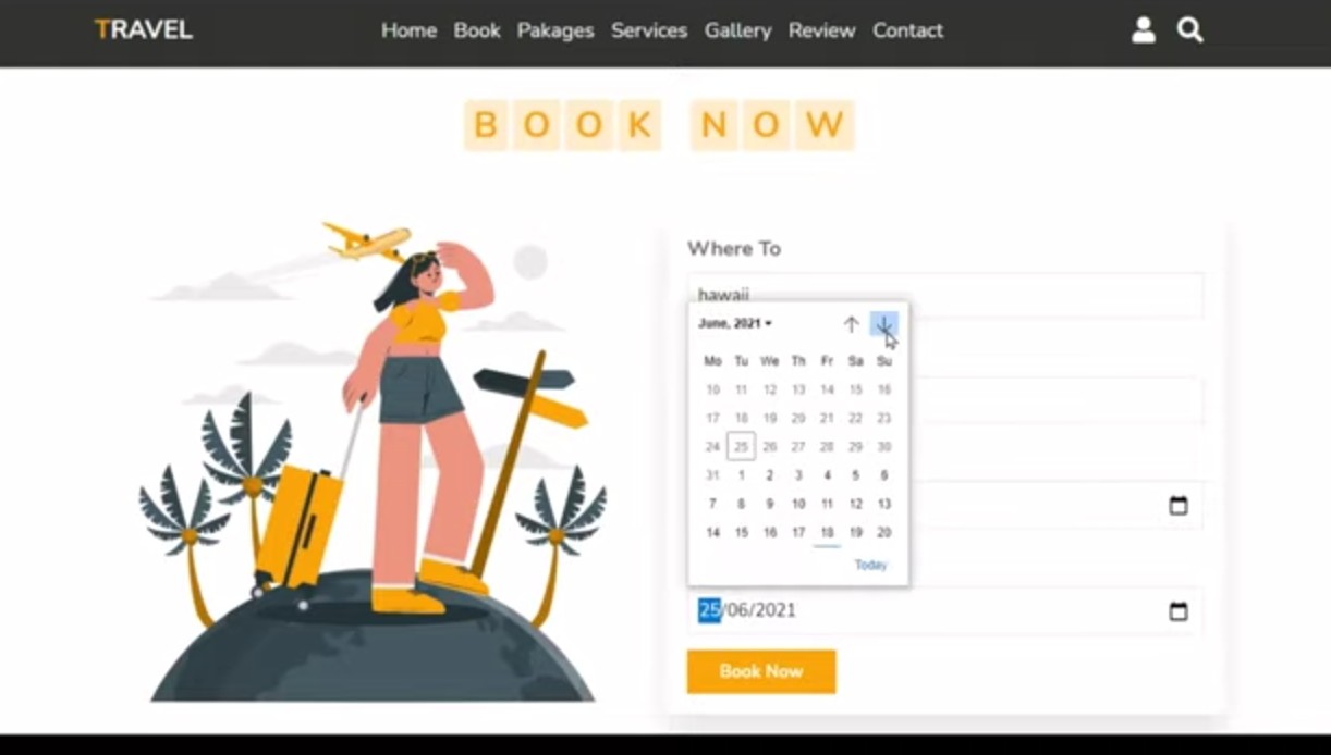 Travel and tour website Develop and design for you