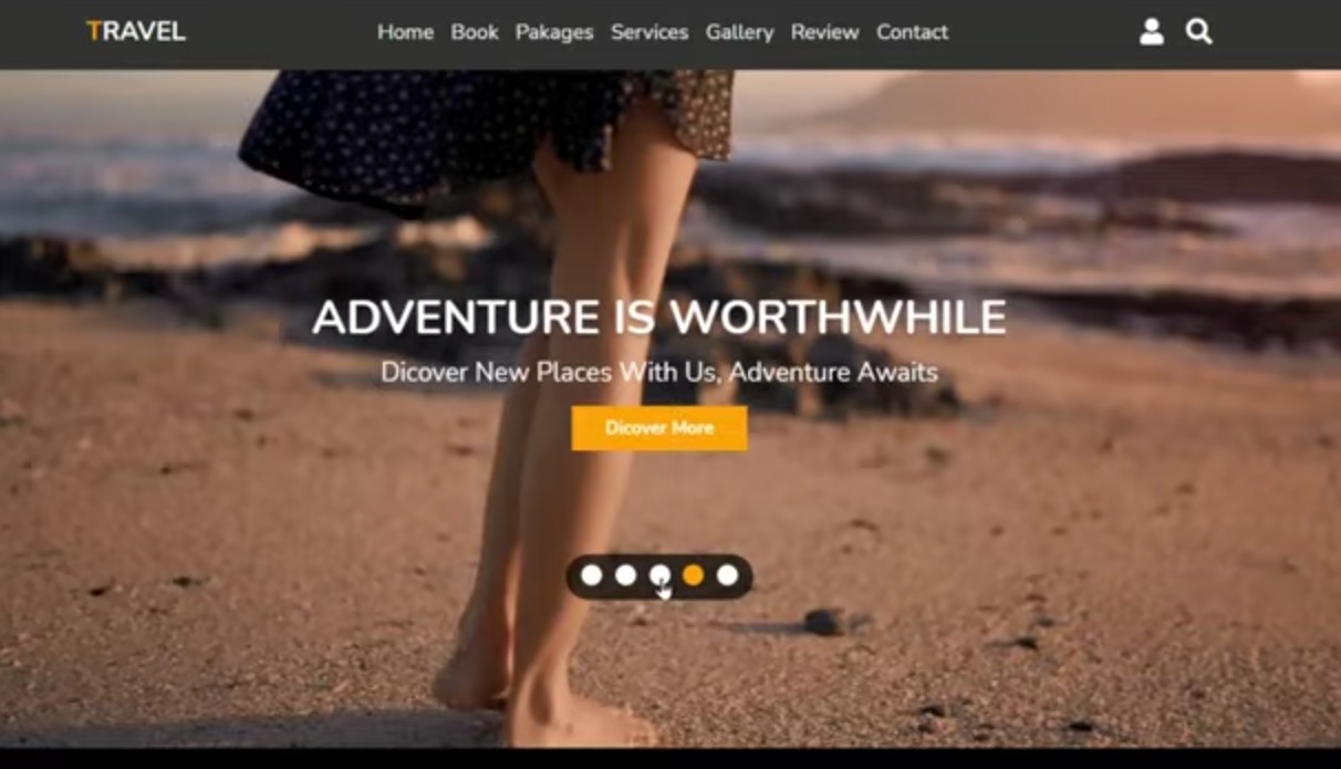 Travel and tour website Develop and design for you