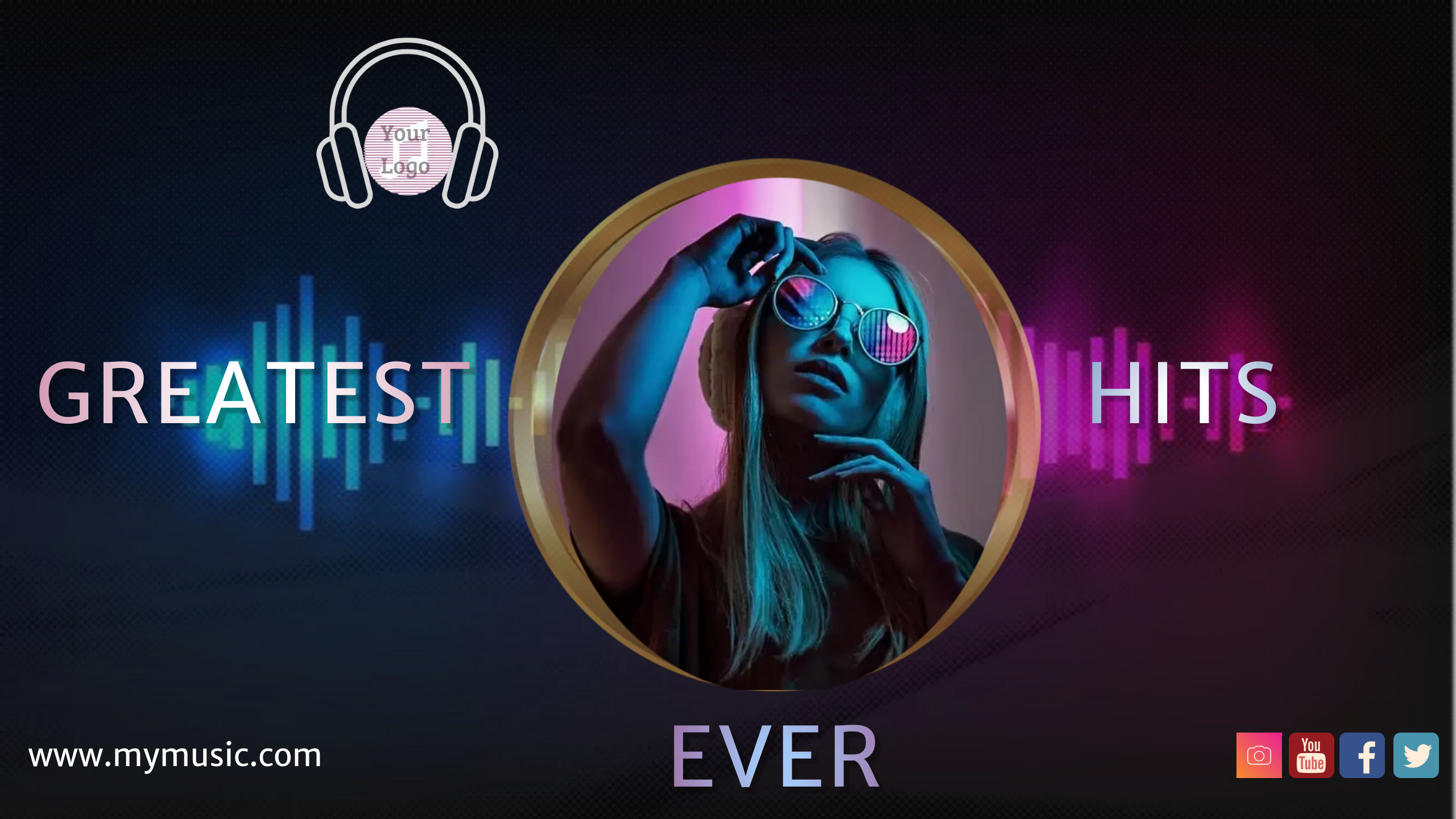 I will design social media graphics for facebook, instagram, youtube, pinterest, twitter