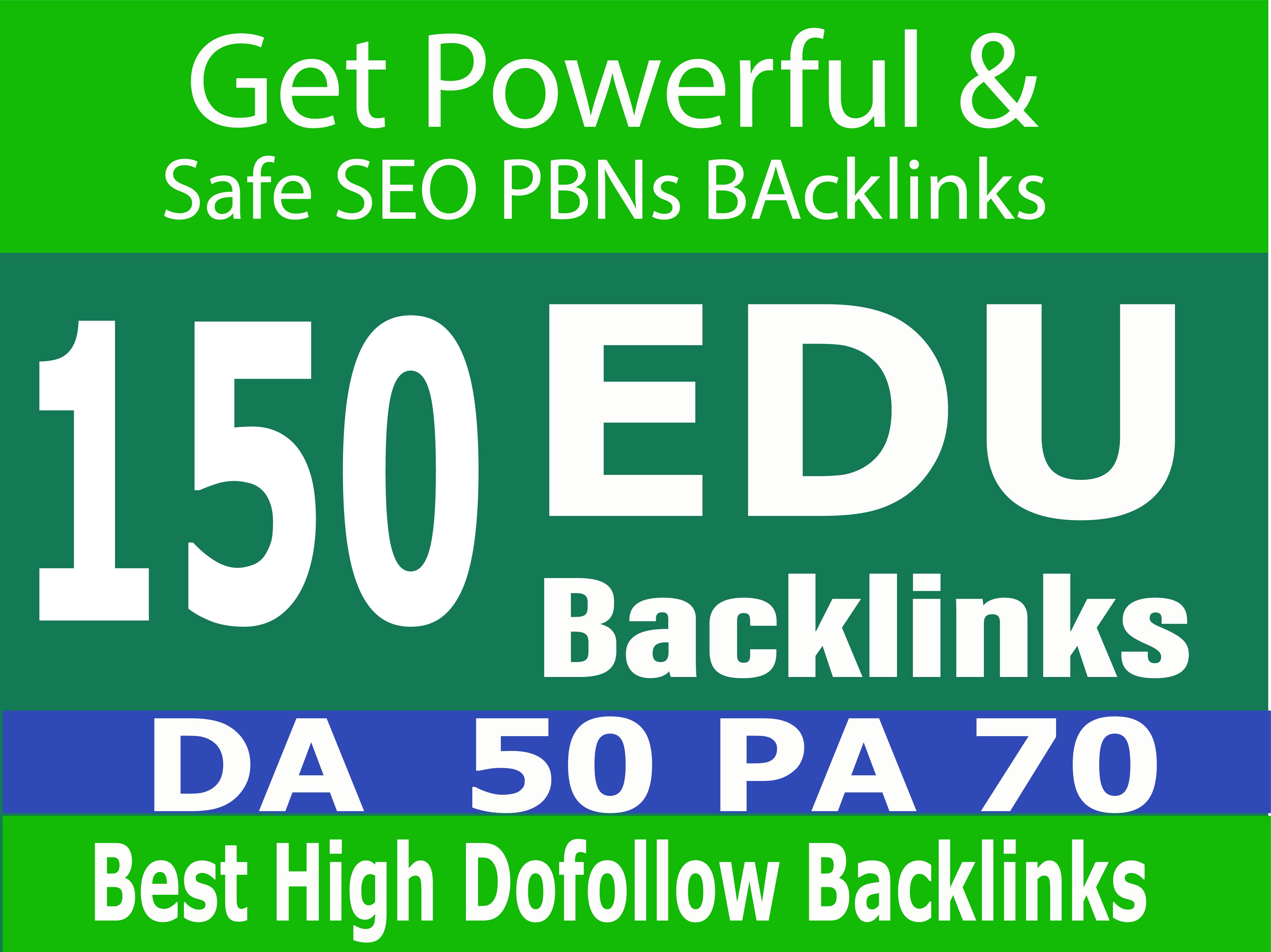 Build 150 Manually EDU High Quality Comment Backlinks Get google ranking