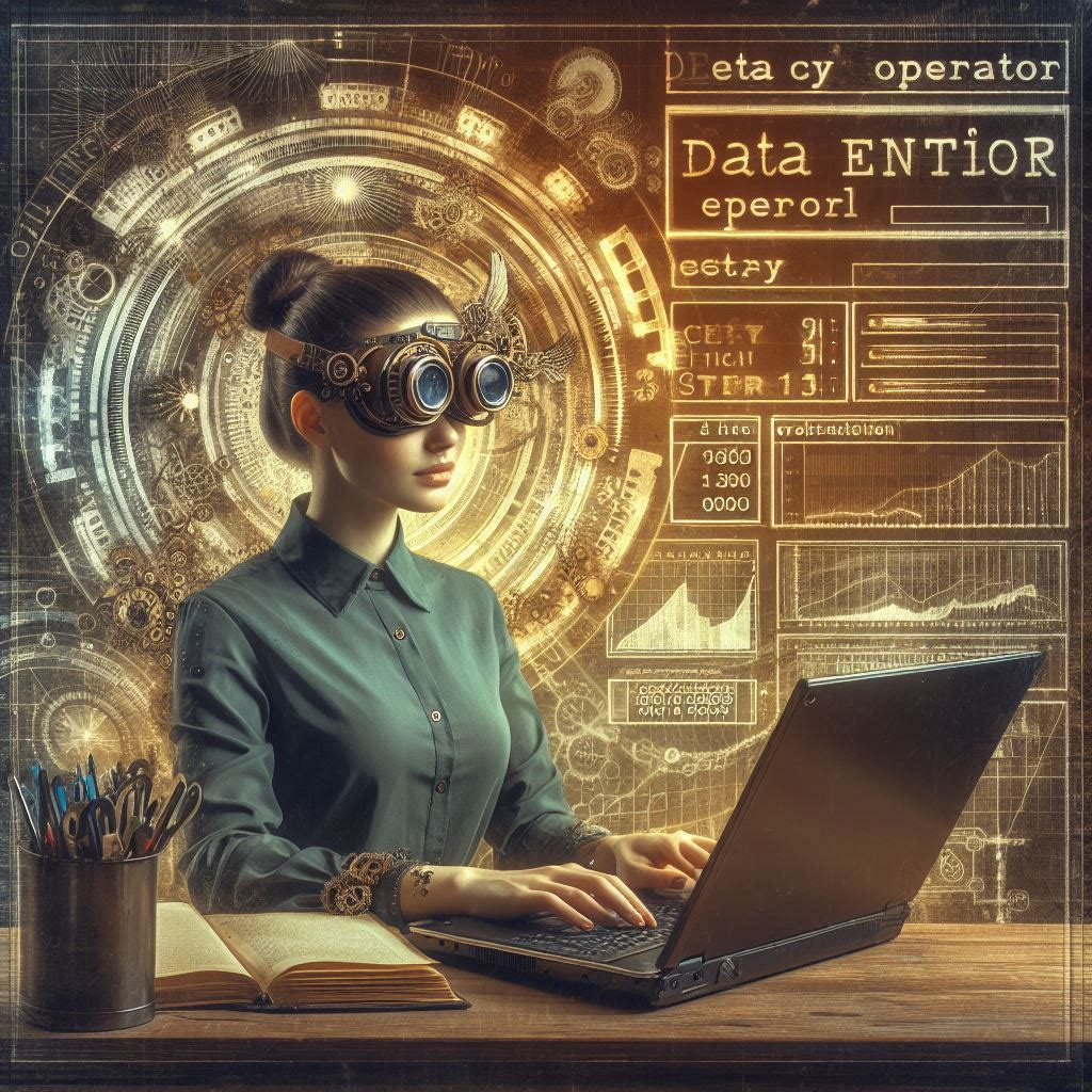I will be your data entry operator