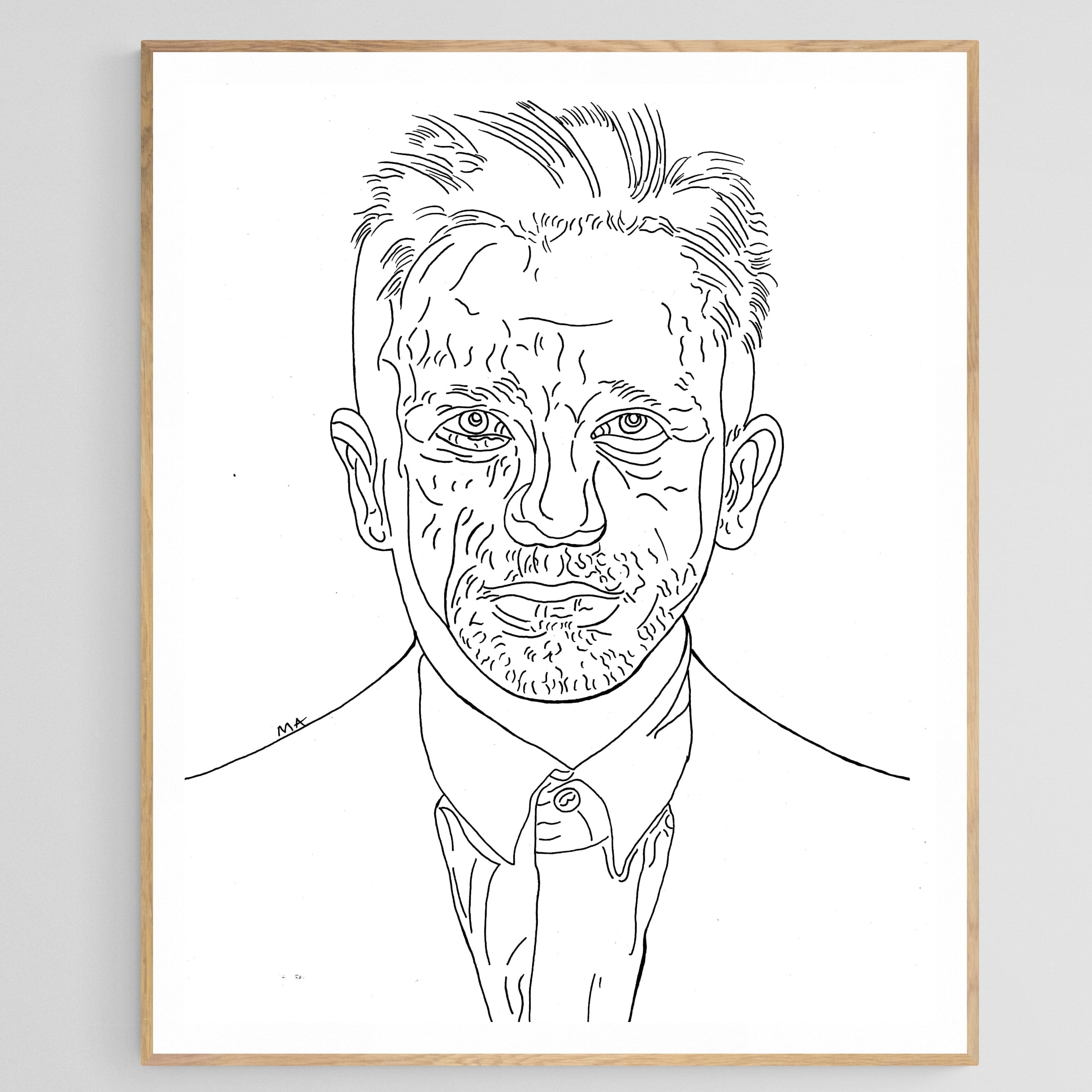 I will draw you a portrait Drawing